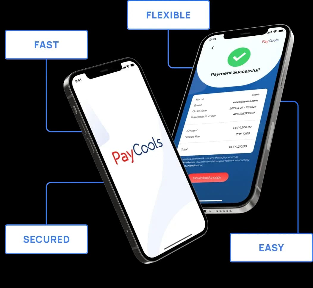 Vista previa del servicio integral de pagos PayCools